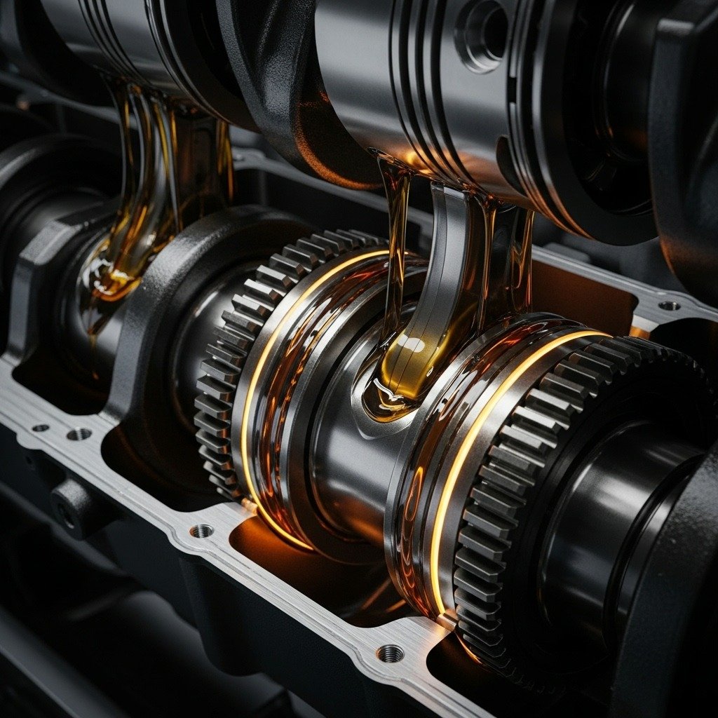 Internal engine components lubricated by AeroShield under high stress